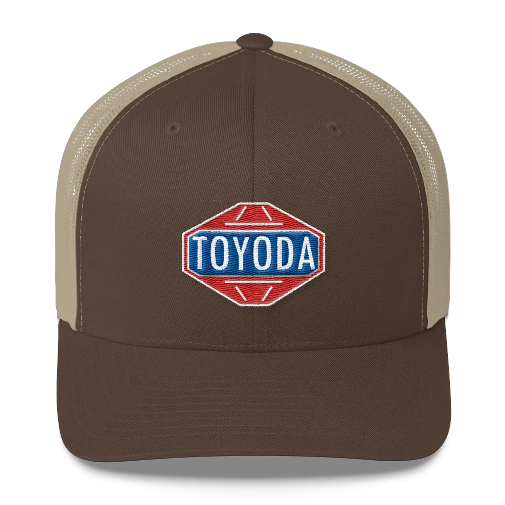 TOYODA Toyota Embroidered Structured Trucker Hat - Reefmonkey