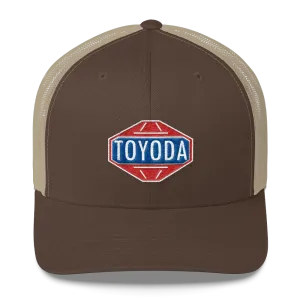 TOYODA Toyota Embroidered Structured Trucker Hat - Reefmonkey