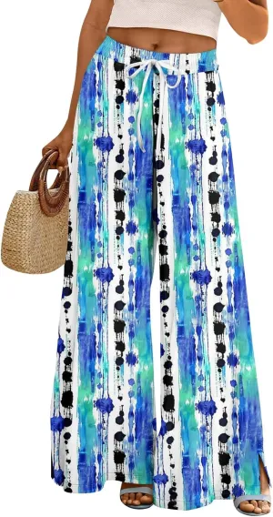 Travel Pants Women Relaxed Fit Baggy 2025 Casual Dressy Palazzo High Waist Trendy Trousers