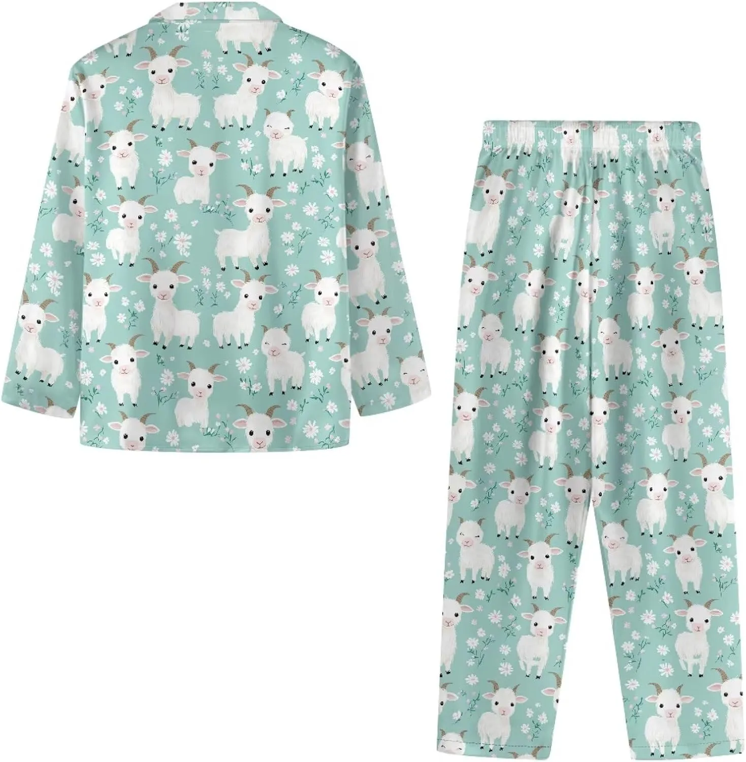 Upetstory Women's Pajama Sets Long Sleeve Pjs Lounge Sets Button Down Sleepwear