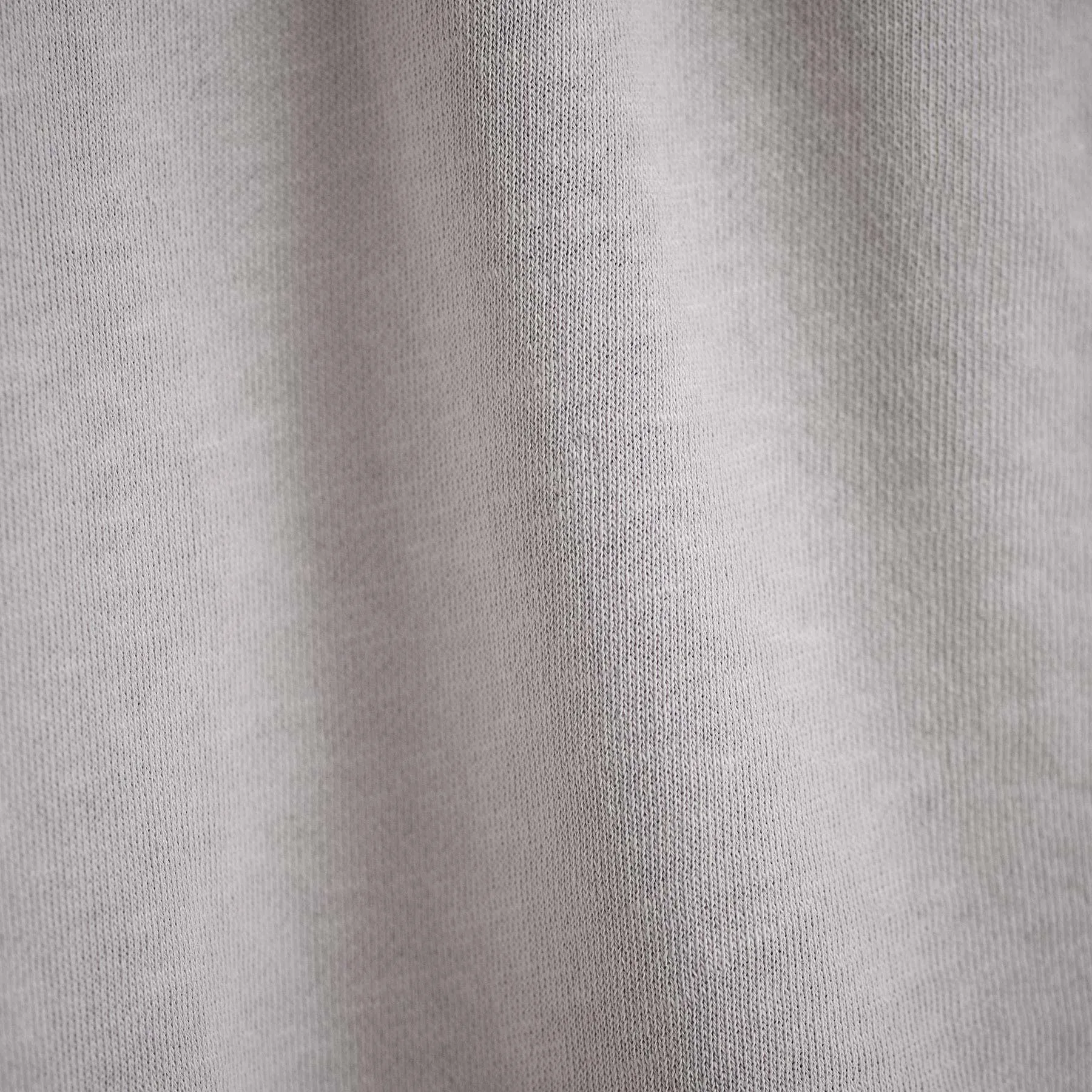 Vintage French Terry Zip Up Hoodie - Light Mist Pigment