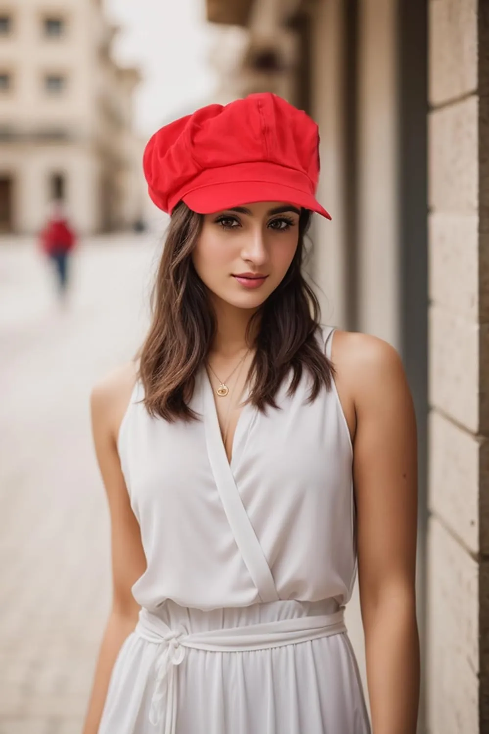 Womens Newsboy Cap Summer Beret Cap- 100% Cotton 8 Panels Vintage Cabbie Hat- Octagonal Visor Cap for Women Girls Ladies Gift