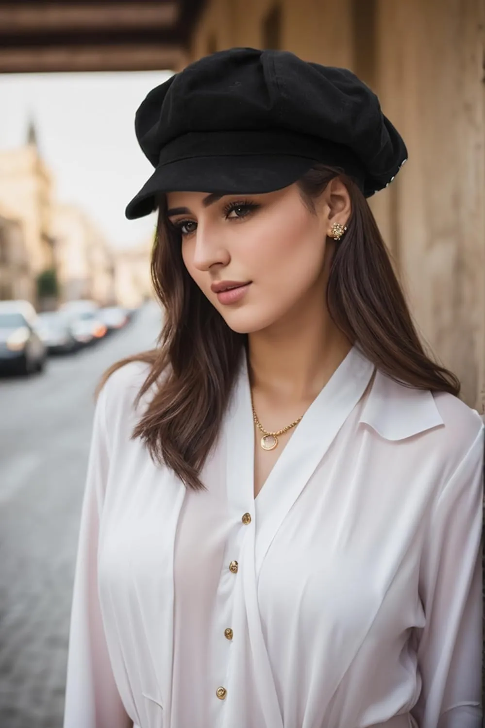 Womens Newsboy Cap Summer Beret Cap- 100% Cotton 8 Panels Vintage Cabbie Hat- Octagonal Visor Cap for Women Girls Ladies Gift