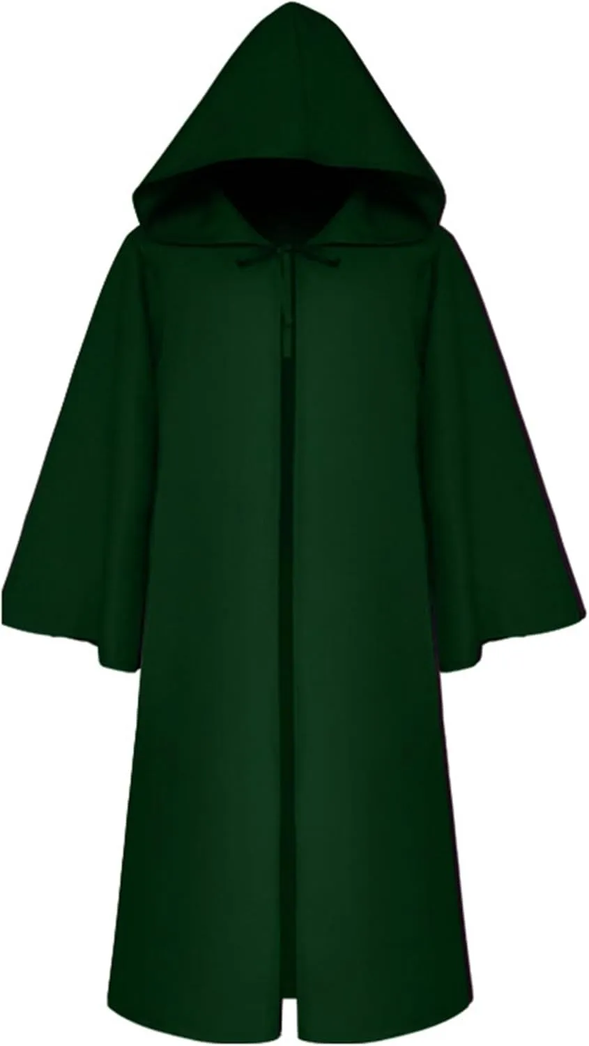 Ytfsrukp Unisex Adult Shadow Wizard Money Gang Costume Cloak Hooded Cosplay Outfits Robe Cape Halloween Vampire Cloak Witch
