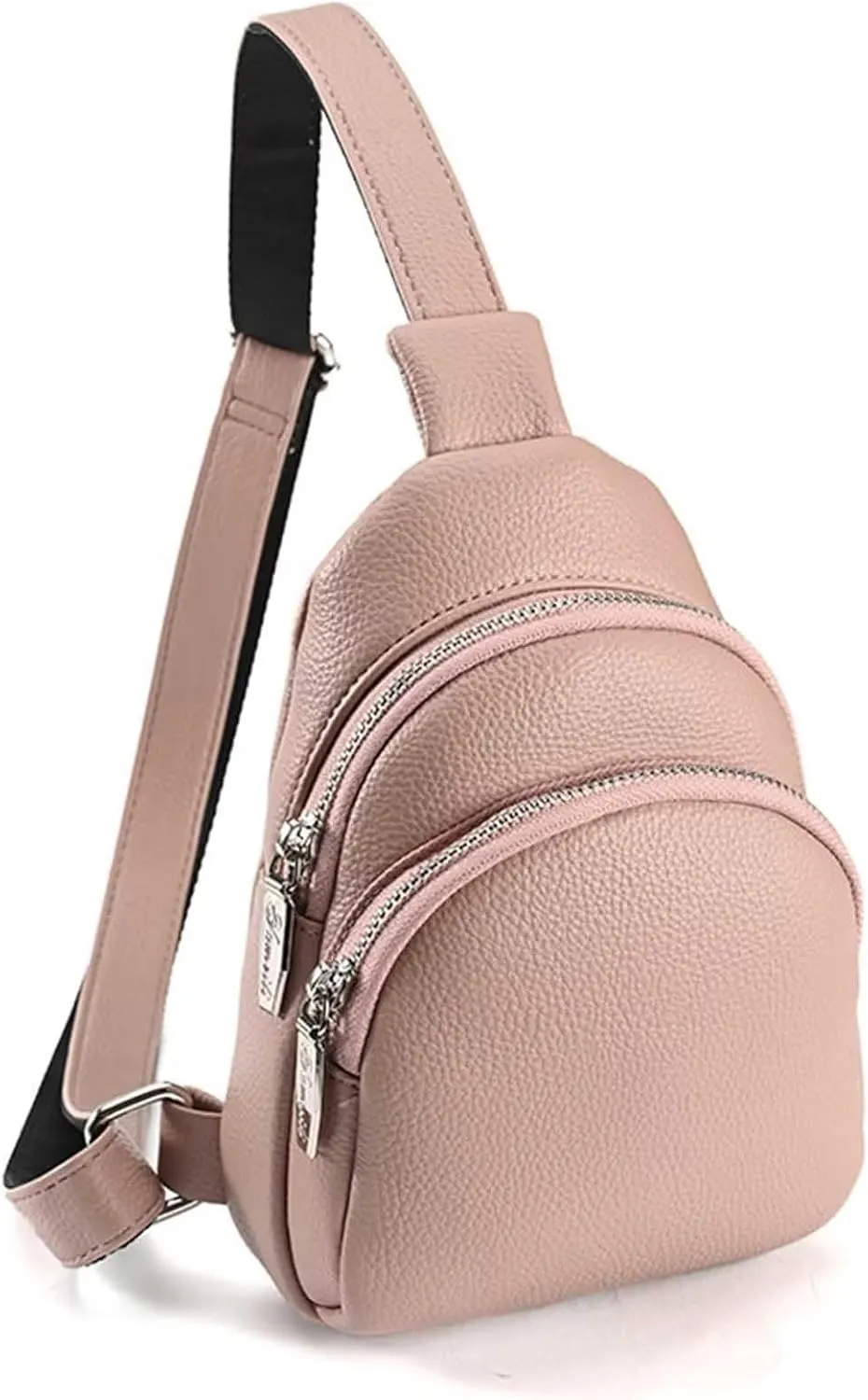 YUAKOU Fashion Small Sling Bag For Women Leather Crossbody Fanny Packs Chest Bag For Woman Girl