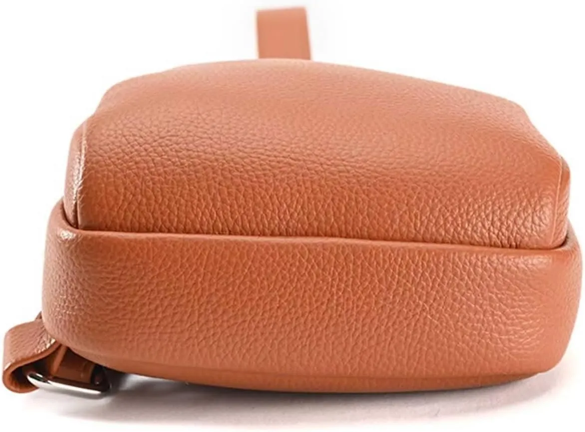 YUAKOU Fashion Small Sling Bag For Women Leather Crossbody Fanny Packs Chest Bag For Woman Girl